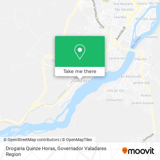 Drogaria Quinze Horas map