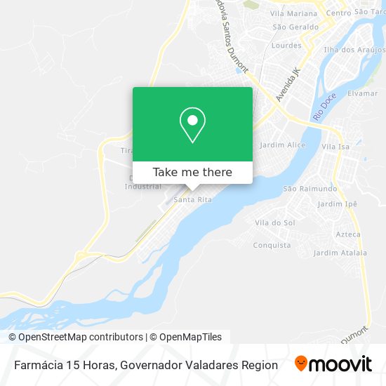 Mapa Farmácia 15 Horas