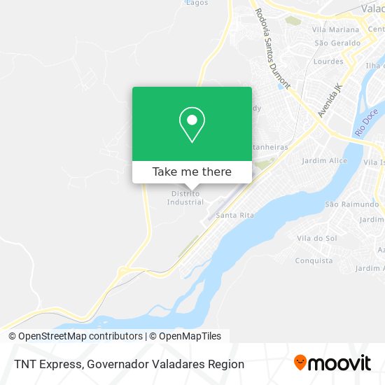 TNT Express map