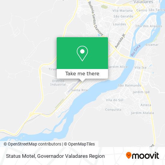 Status Motel map