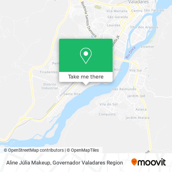 Aline Júlia Makeup map