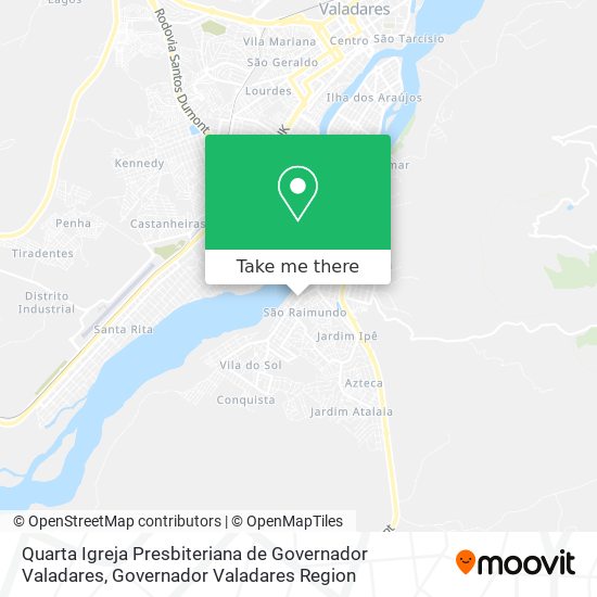 Quarta Igreja Presbiteriana de Governador Valadares map