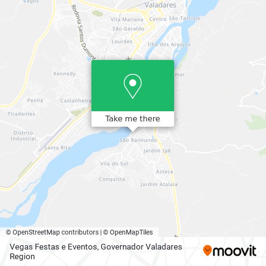 Vegas Festas e Eventos map