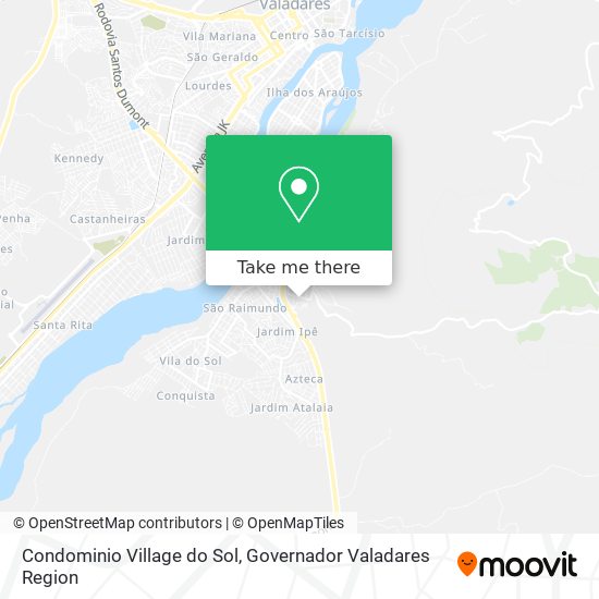 Condominio Village do Sol map