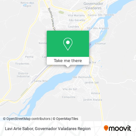 Lavi Arte Sabor map
