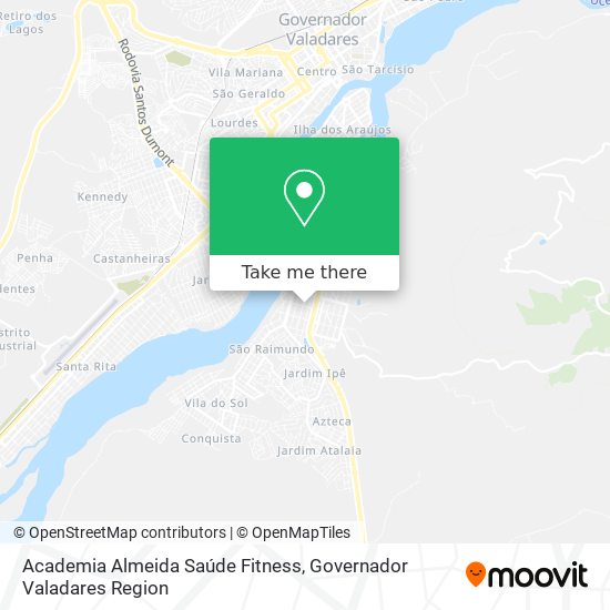 Academia Almeida Saúde Fitness map