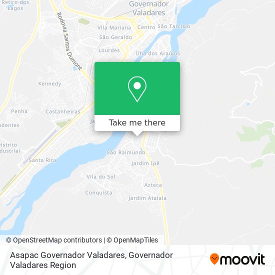 Asapac Governador Valadares map