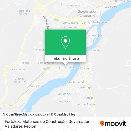 Mapa Fortaleza Materiais de Construção