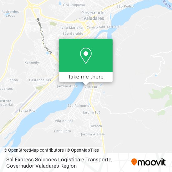 Sal Express Solucoes Logistica e Transporte map