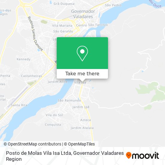 Posto de Molas Vila Isa Ltda map