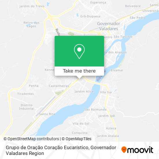 Grupo de Oração Coração Eucarístico map