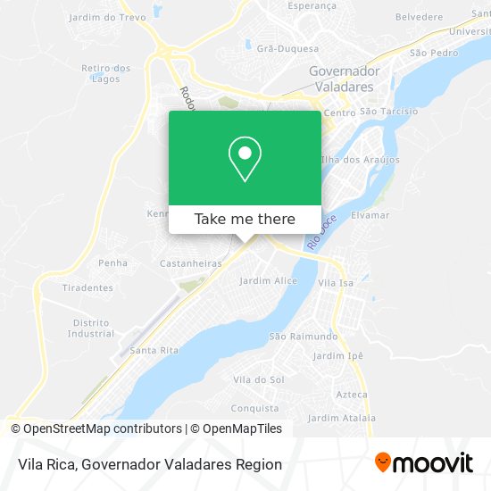 Vila Rica map
