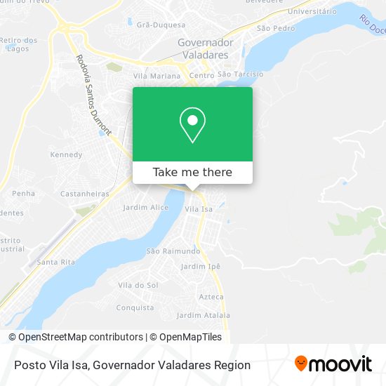 Posto Vila Isa map