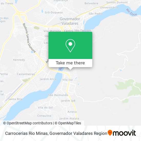 Carrocerias Rio Minas map