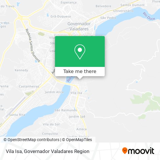 Vila Isa map