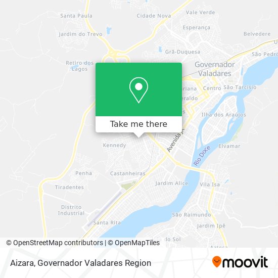 Mapa Aizara