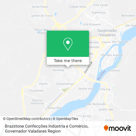 Brazstone Confecções Indústria e Comércio map