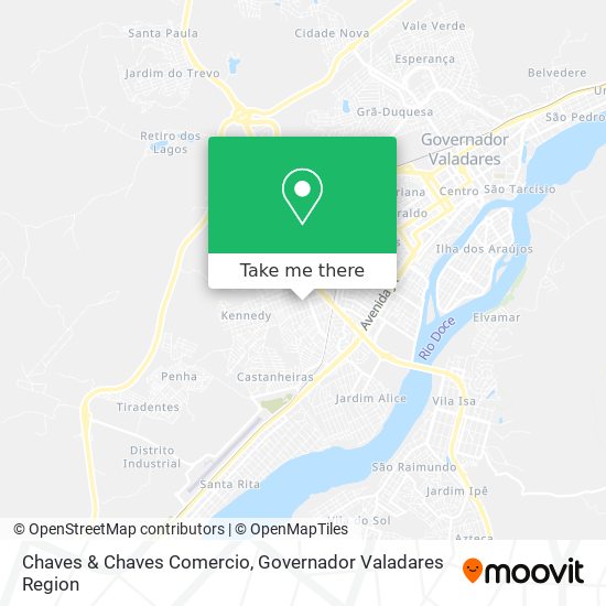 Mapa Chaves & Chaves Comercio