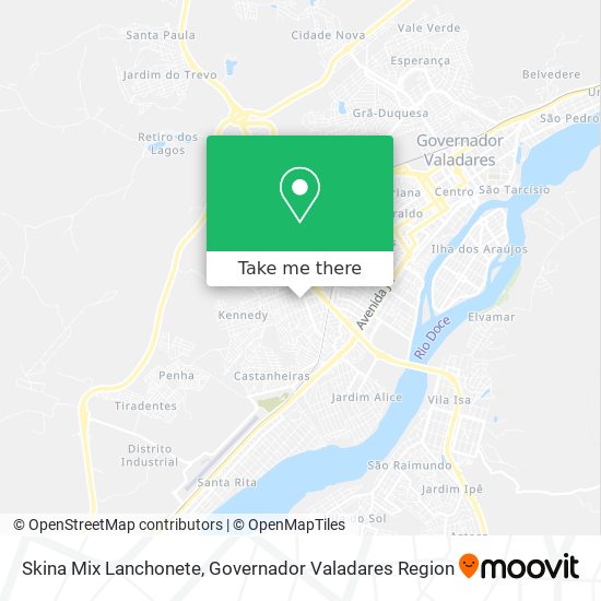 Mapa Skina Mix Lanchonete