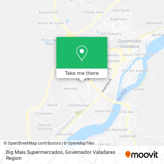 Big Mais Supermercados map