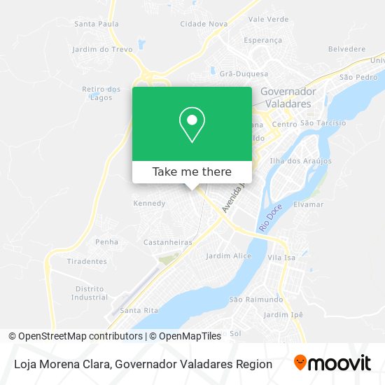 Mapa Loja Morena Clara