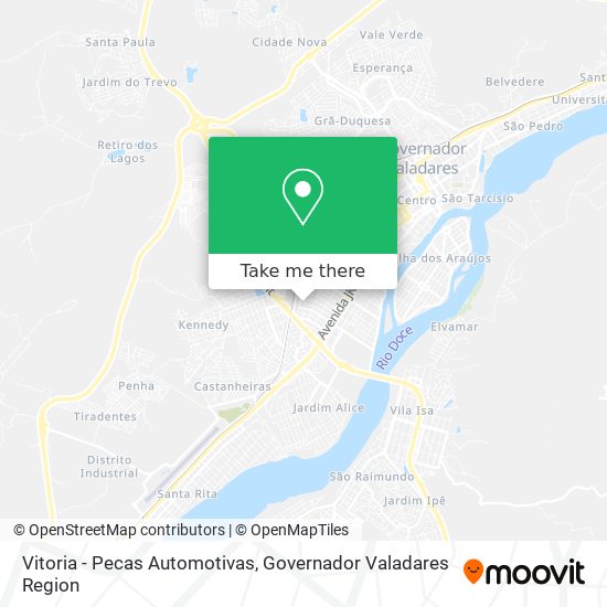 Vitoria - Pecas Automotivas map