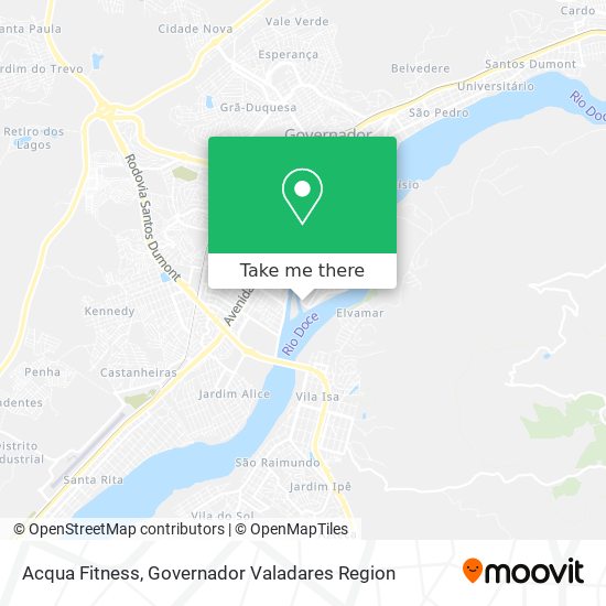 Acqua Fitness map
