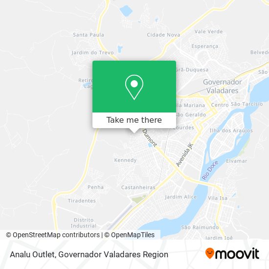 Analu Outlet map