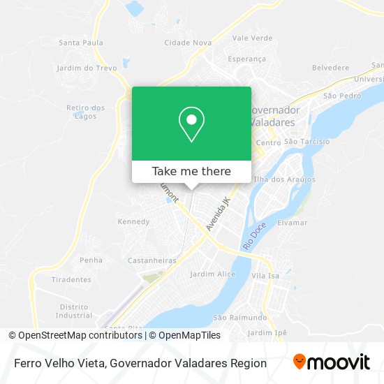 Ferro Velho Vieta map