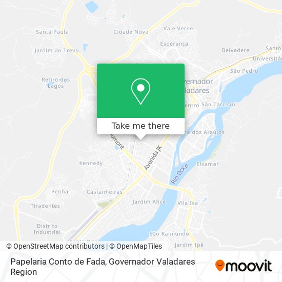 Papelaria Conto de Fada map