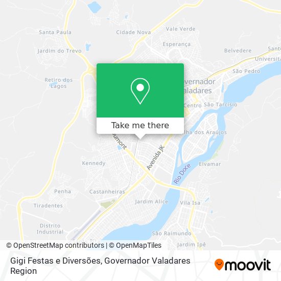 Gigi Festas e Diversões map