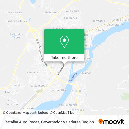 Batalha Auto Pecas map