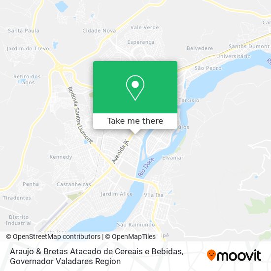 Araujo & Bretas Atacado de Cereais e Bebidas map