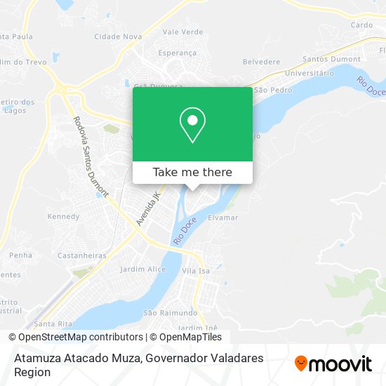 Atamuza Atacado Muza map