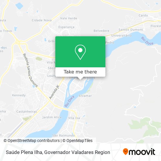 Saúde Plena Ilha map