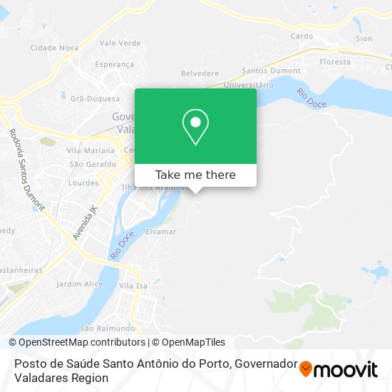 Posto de Saúde Santo Antônio do Porto map