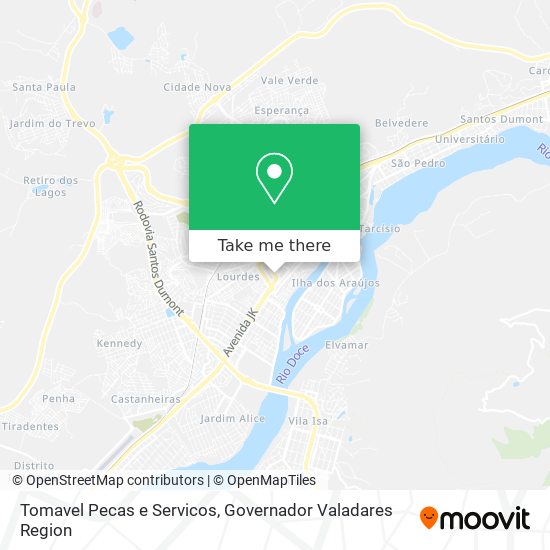 Tomavel Pecas e Servicos map