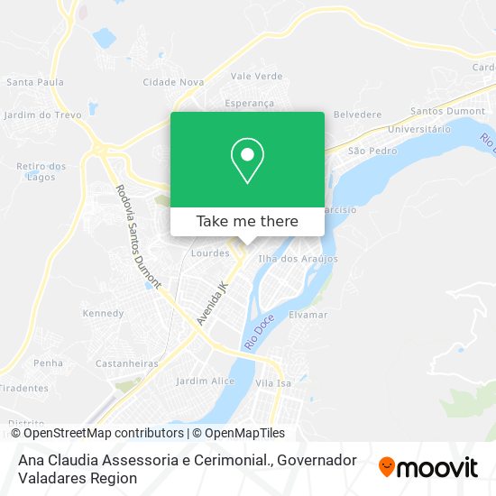 Ana Claudia Assessoria e Cerimonial. map