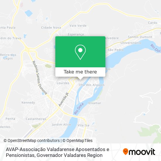 AVAP-Associação Valadarense Aposentados e Pensionistas map