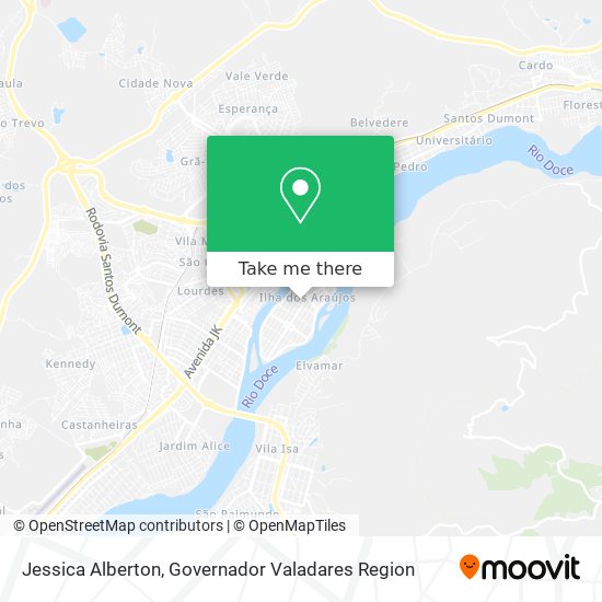 Jessica Alberton map
