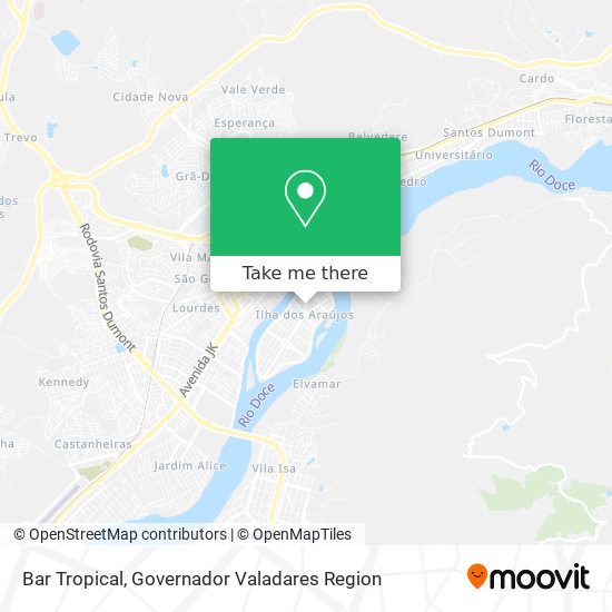 Bar Tropical map