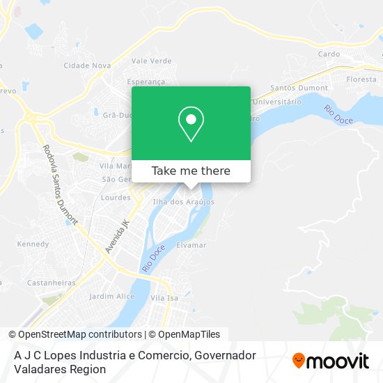 A J C Lopes Industria e Comercio map