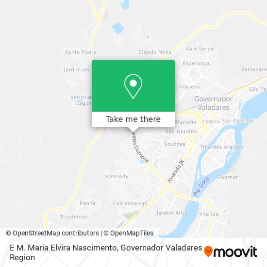 E M. Maria Elvira Nascimento map