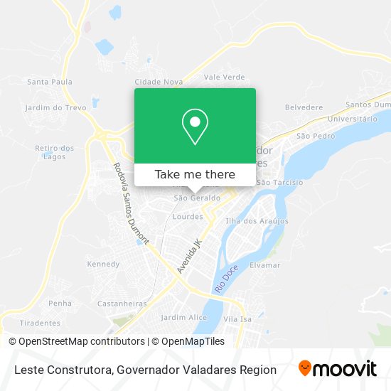 Leste Construtora map