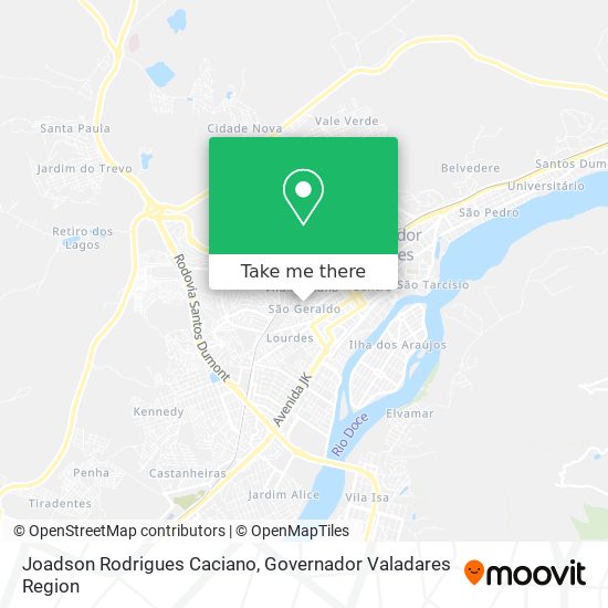 Joadson Rodrigues Caciano map