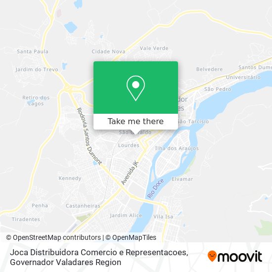 Joca Distribuidora Comercio e Representacoes map