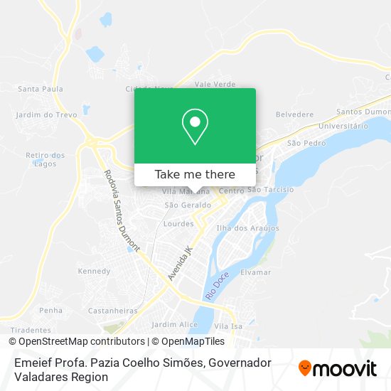 Emeief Profa. Pazia Coelho Simões map