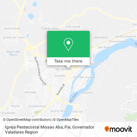 Igreja Pentecostal Missao Aba, Pai map