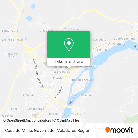 Casa do Milho map