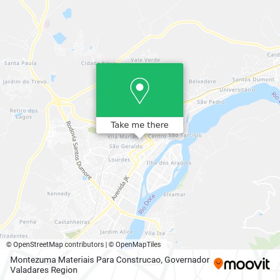 Montezuma Materiais Para Construcao map
